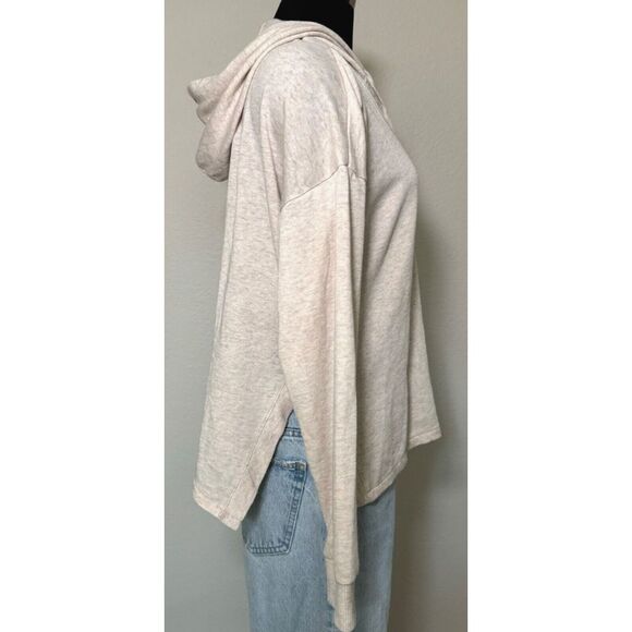 P.J. Salvage 1/4 Zip Sweater Hoodie Womens Medium Cream Long Sleeve - Picture 5 of 11